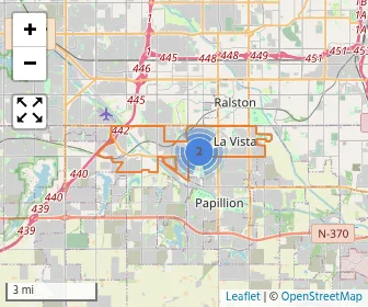 Area schools map